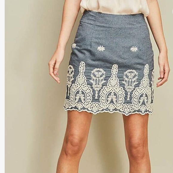Entro Denim Skirt - Picture 2 of 4